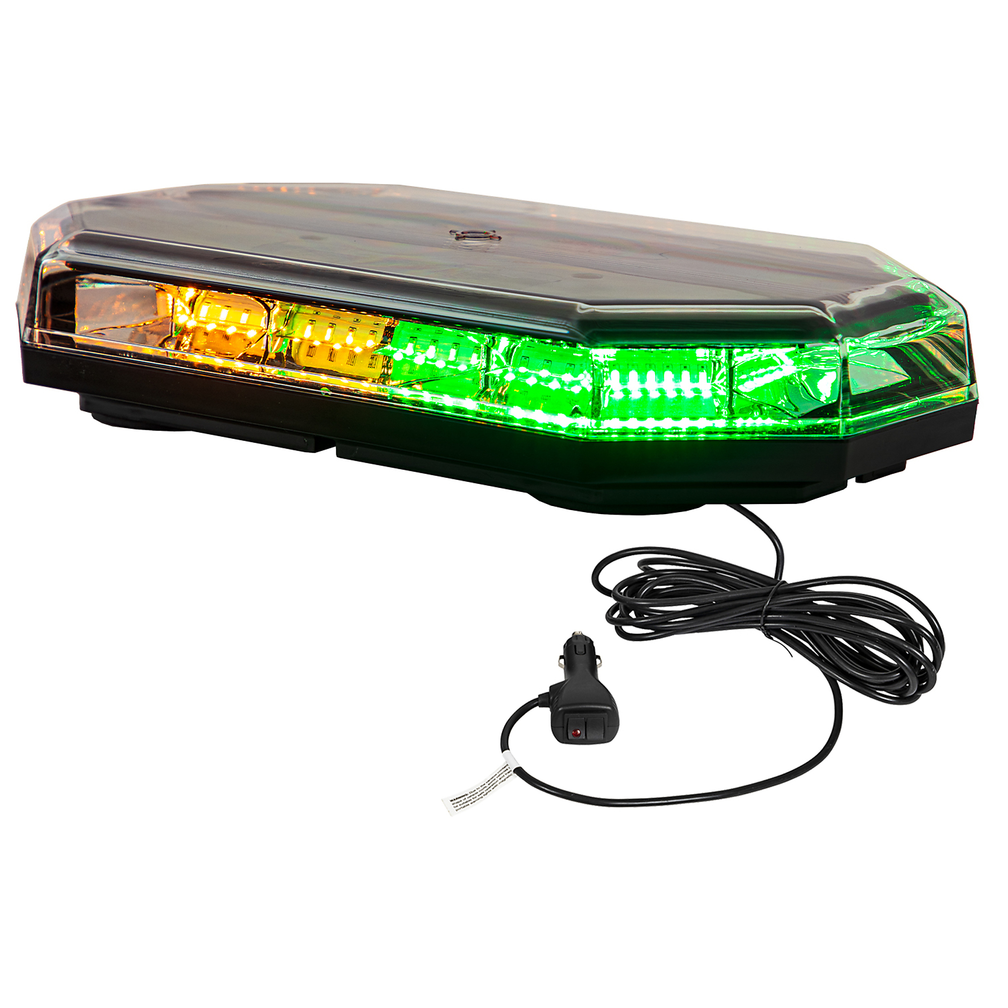 Buyers Products, 15in. Truck UTV ATV Emergency Flash LED Light Bar Amber/Green, Light Type LED, Lens Color Multi, Included (qty.) 1 Model# 8891069